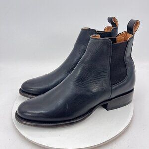 Freebird Palmer Men Size 11 9969 Black Leather Side Elastic Pull On Chelsea boot